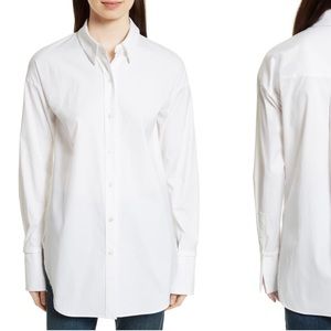Theory Boy stretch-cotton tunic shirt